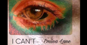 illustrazione cover I can't - occhio di ragazza colorato